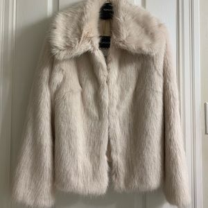 TOPSHOP Faux Fur Jacket